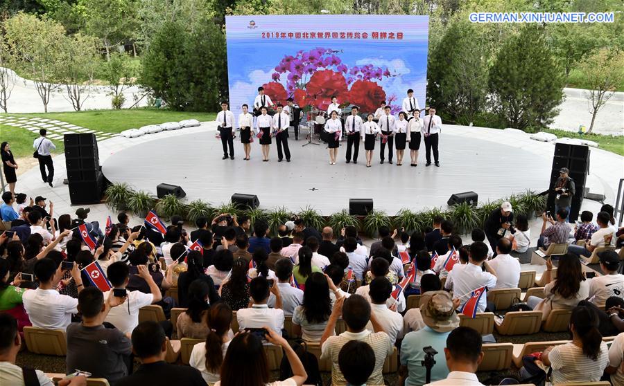 CHINA-BEIJING-HORTICULTURAL EXPO-DPRK DAY (CN)